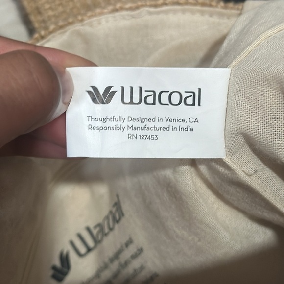 Wacoal Jute & Cotton Double Strap Tote With Detachable Matching Wristlet Pouch - Picture 5 of 7